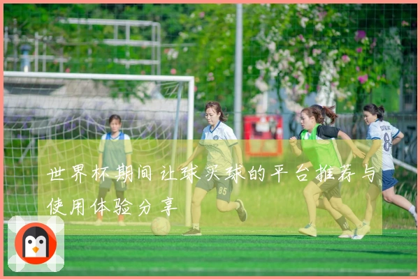 世界杯期间让球买球的平台推荐与使用体验分享